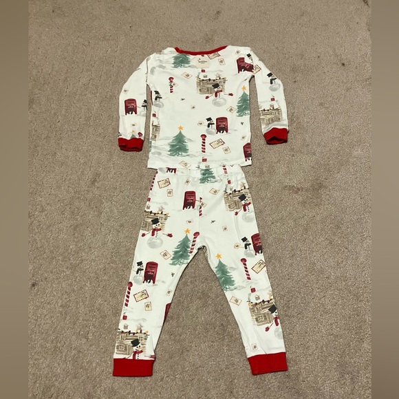 Burt's Bees 2-Pc Unisex LS Organic Cotton Pajama Set, Multi - Size 2T (GUC) - Picture 2 of 7